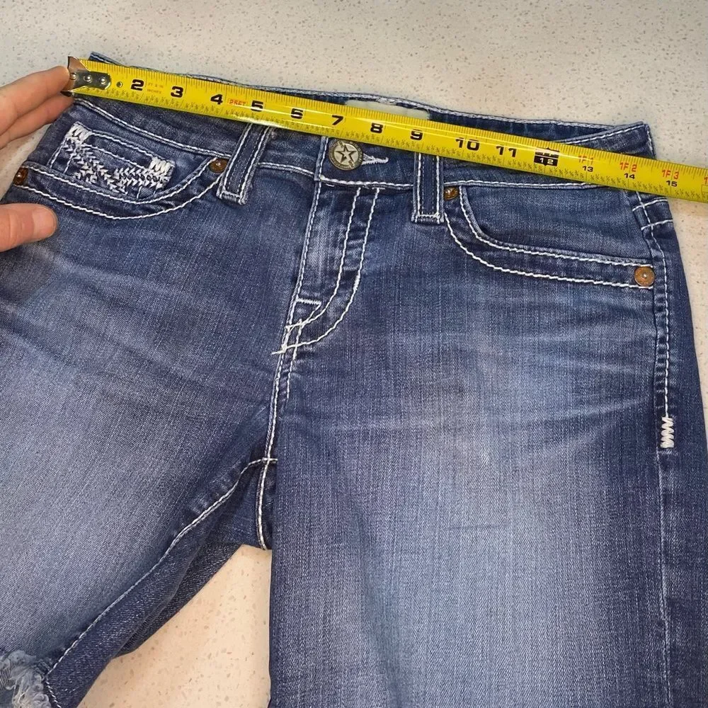 Big Star Stretch Denim Shorts Women’s Size 27 EUC - Picture 7 of 9